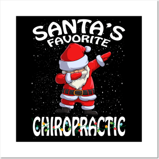 Santas Favorite Chiropractic Christmas Posters and Art